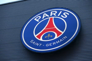 Il logo del PSG (Foto Gwendoline Le Goff / Panoramic / Insidefoto)