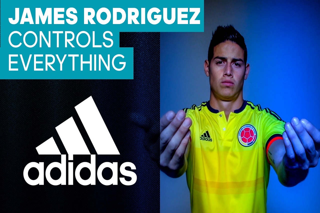 Adidas, ecco il nuovo spot con James Rodriguez