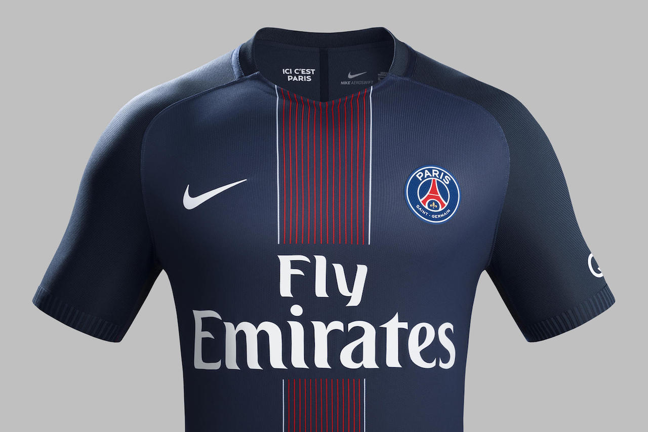 Maglia Paris Saint Germain 2016 2017, ecco la nuova divisa Nike con  tecnologia Aeroswift | Calcio e Finanza
