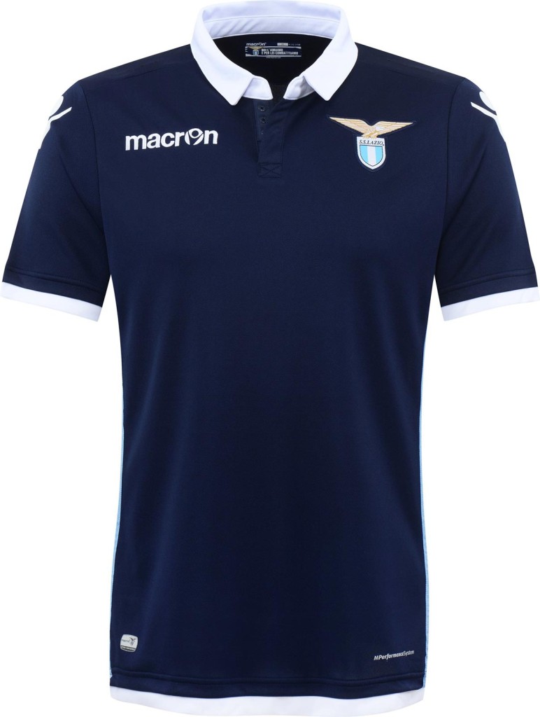 La maglia away della Lazio 2016-2017