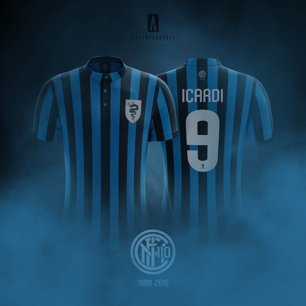 Inter, maglia concept per i 110 anni del club