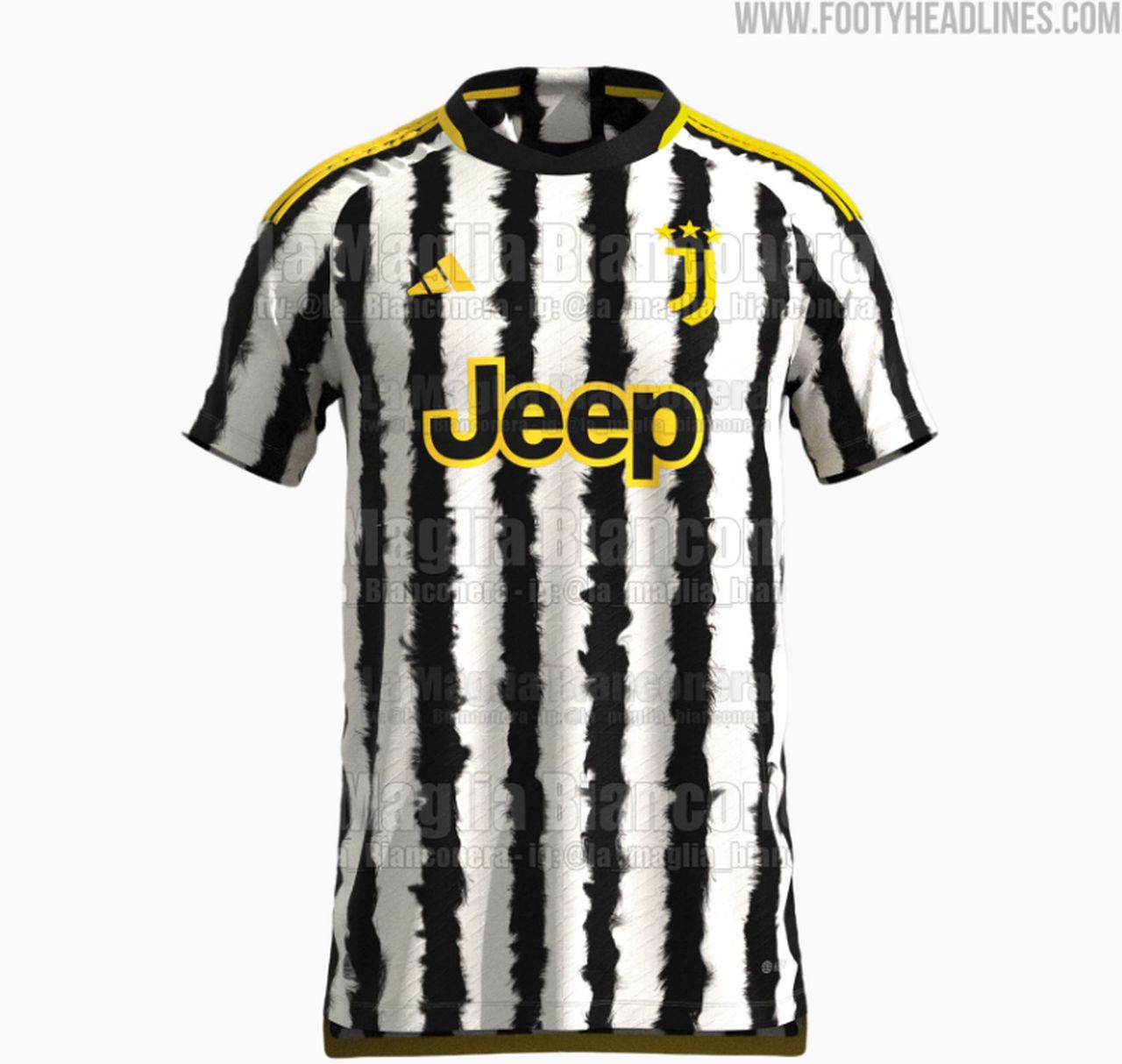 La maglia della Juventus 2023-2024 con il manto della zebra