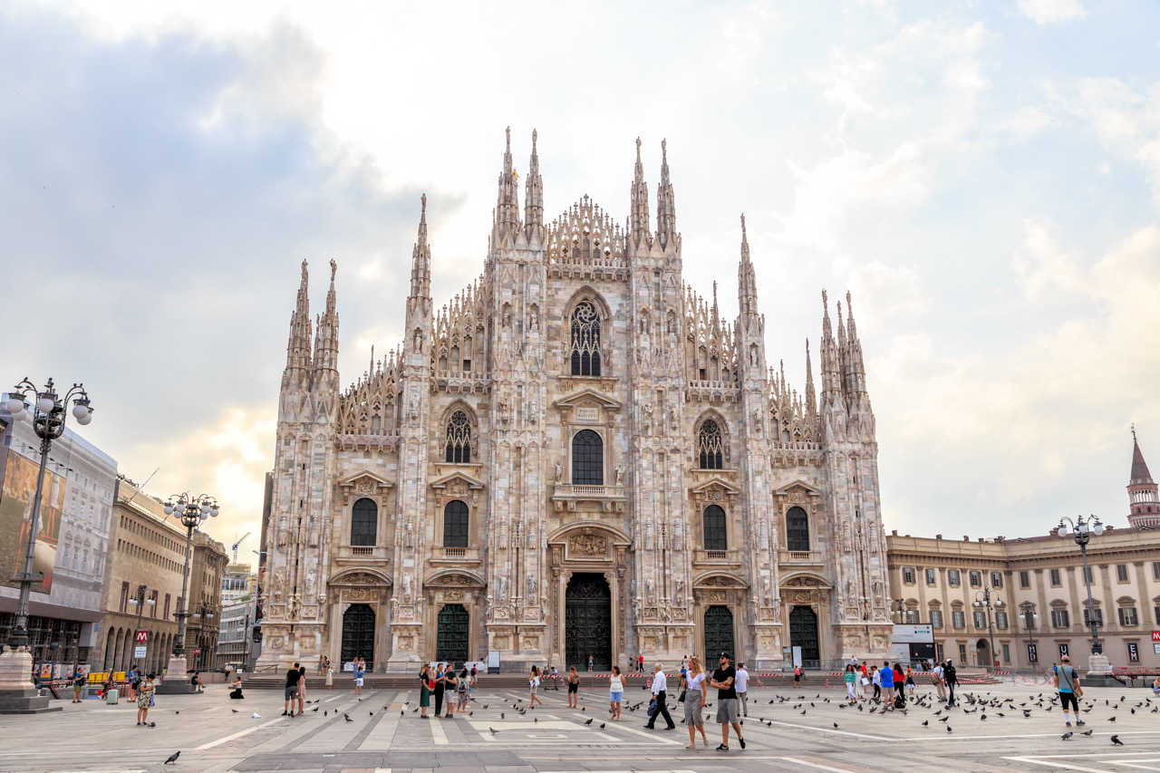 Milan, Italy - July 7, 2019: Milan Cathedral